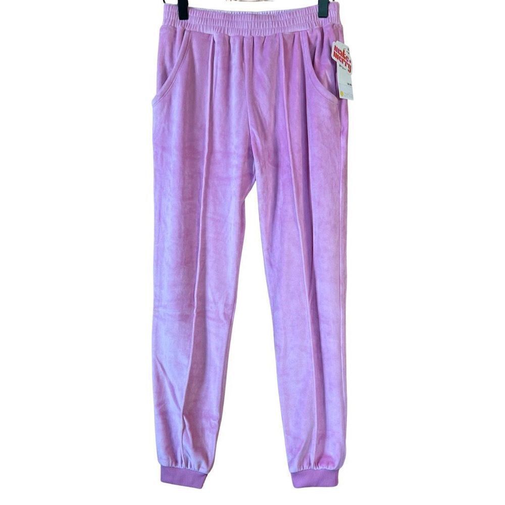 Zella Pink Velour Sweat Lounge Pants for Girls size L